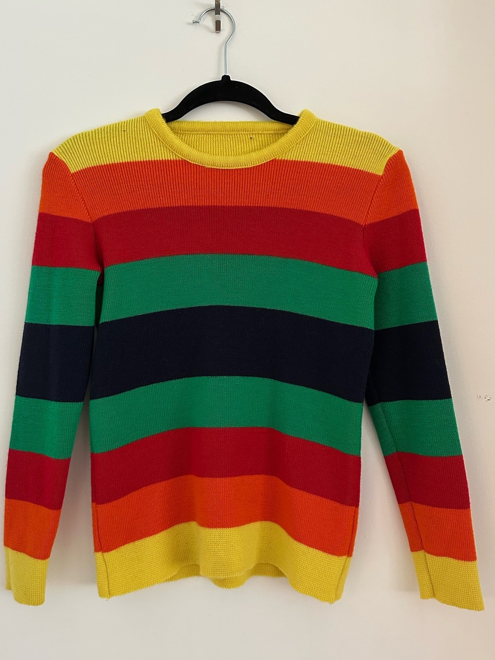 Demeter vintage rainbow wool ski sweater